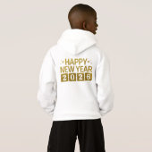 Happy New Year 2026 Hoodie (Schwarz voll)