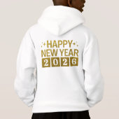 Happy New Year 2026 Hoodie (Rückseite)