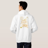 Happy New Year 2026 Hoodie (Schwarz voll)