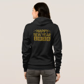 Happy New Year 2026 Hoodie (Schwarz voll)