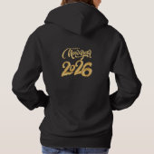 Happy New Year 2026 Hoodie – Celebrate in Style (Rückseite)