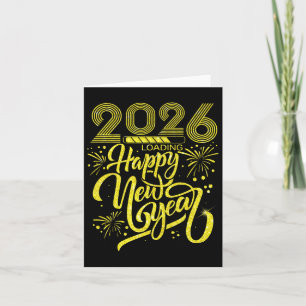 Happy New Year 2026 Loading Fireworks Party Premiu Karte