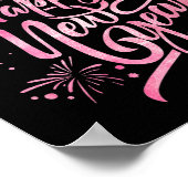 Happy New Year 2026 Loading Fireworks Premium Poster (Ecke)