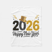 Happy New Year 2026 Matching Family Friends Fleecedecke (Vorderseite)