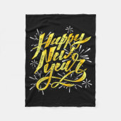 Happy New Year 2026 Men Women Kids New Year Eve Pa Fleecedecke (Vorderseite)