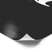 Happy New Year 2026 Midnight Clock Countdown Poster (Ecke)