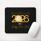 Happy New Year 2026 Mousepad (Mit Mouse)