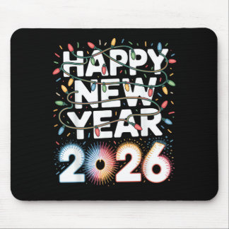 Happy New Year 2026 Mousepad
