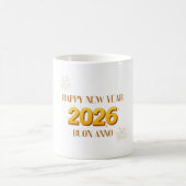 Happy New Year 2026 Mug Kaffeetasse (Mittel)