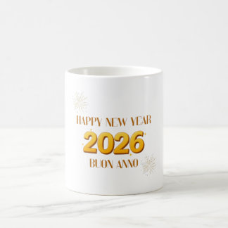 Happy New Year 2026 Mug Kaffeetasse