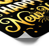 Happy New Year 2026 New Year Party Ballon Family M Poster (Ecke)