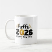 Happy New Year 2026 New Year Party Friends Family Kaffeetasse (Links)