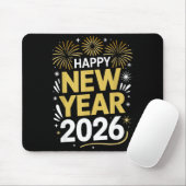 Happy New Year 2026 - New Year's Eve 2026 Mousepad (Mit Mouse)