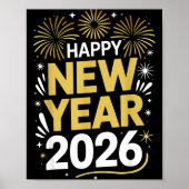 Happy New Year 2026 - New Year's Eve 2026 Poster (Vorne)