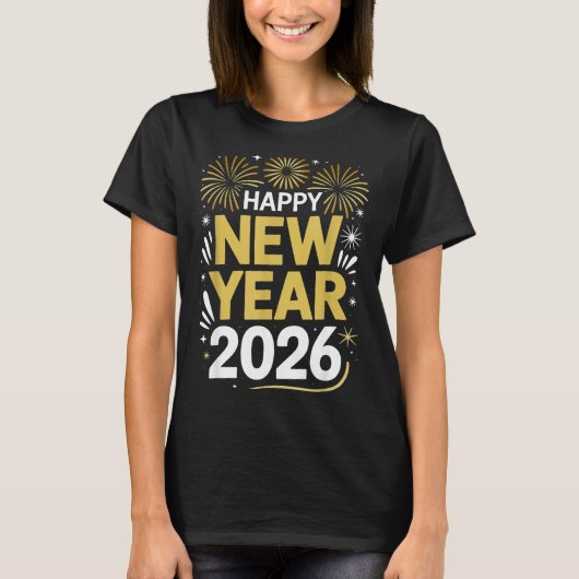 Happy New Year 2026 - New Year's Eve 2026 T-Shirt (Vorderseite)