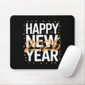 Happy New Year 2026 New Years Eve  Mousepad (Mit Mouse)