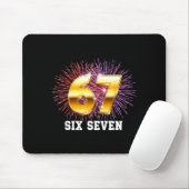 Happy New Year 2026 New Year's Eve Party 67 Six Se Mousepad (Mit Mouse)