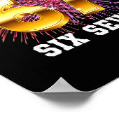 Happy New Year 2026 New Year's Eve Party 67 Six Se Poster (Ecke)