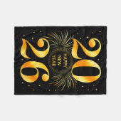 Happy New Year 2026 New Year's Eve Party Countdown Fleecedecke (Vorderseite (Horizontal))