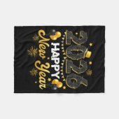 Happy New Year 2026 New Year's Eve Party Countdown Fleecedecke (Vorderseite (Horizontal))