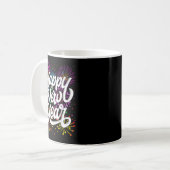 Happy New Year 2026 New Year's Eve Party Countdown Kaffeetasse (Vorderseite Links)