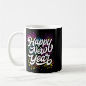 Happy New Year 2026 New Year's Eve Party Countdown Kaffeetasse (Links)