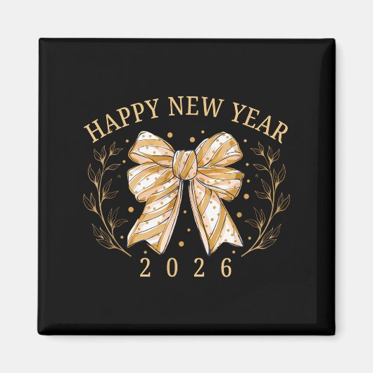 Happy New Year 2026 New Years Eve Party Countdown  Magnet (Vorne)