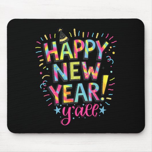 Happy New Year 2026 New Years Eve Party Countdown Mousepad (Vorne)