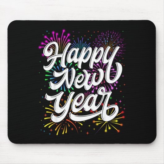 Happy New Year 2026 New Year's Eve Party Countdown Mousepad (Vorne)