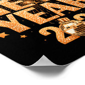 Happy New Year 2026 New Years Eve Party Countdown  Poster (Ecke)