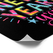 Happy New Year 2026 New Years Eve Party Countdown  Poster (Ecke)