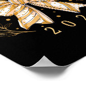 Happy New Year 2026 New Years Eve Party Countdown  Poster (Ecke)