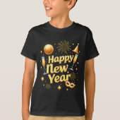 Happy New Year 2026 New Years Eve Party Countdown T-Shirt (Vorderseite)