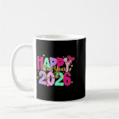 Happy New Year 2026 New Years Eve Party Family Mat Kaffeetasse (Links)