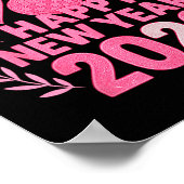 Happy New Year 2026 Nk Bow Coquette Family Poster (Ecke)