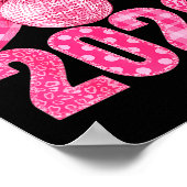 Happy New Year 2026 Nk Bow Patchwork Leopard Zebra Poster (Ecke)