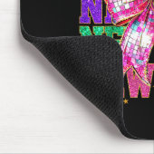 Happy New Year 2026 Nk Coquette Bow Disco Ball Cou Mousepad (Ecke)