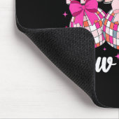 Happy New Year 2026 Nk Coquette Bow Disco Ball Fir Mousepad (Ecke)