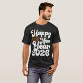 Happy New Year 2026 Nye Fireworks Cool New Years E T-Shirt (Vorne ganz)