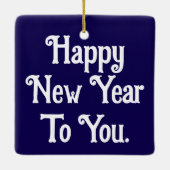 Happy New Year 2026 Ornament (Rückseite)