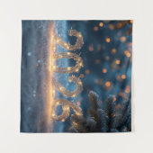 happy new year 2026 party backdrop wandteppich (Vorderseite (Horizontal))