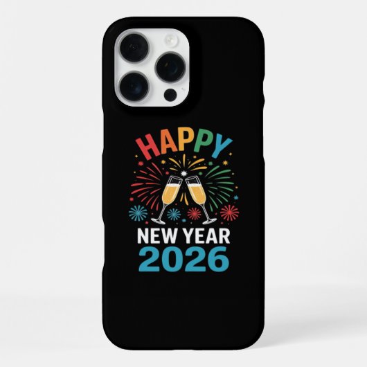 Happy New Year 2026 Party Funny New Years Eve 2026 iPhone Hülle (Rückseite)