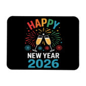 Happy New Year 2026 Party Funny New Years Eve 2026 Magnet (Horizontal)
