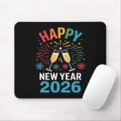 Happy New Year 2026 Party Funny New Years Eve 2026 Mousepad (Mit Mouse)