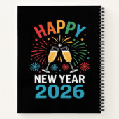 Happy New Year 2026 Party Funny New Years Eve 2026 Notizblock (Rückseite)