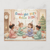 HAPPY NEW YEAR 2026 Postcard Postkarte (Vorderseite)