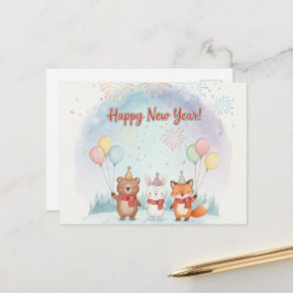 HAPPY NEW YEAR 2026  POSTKARTE