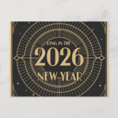 HAPPY NEW YEAR 2026 POSTKARTE (Vorderseite)