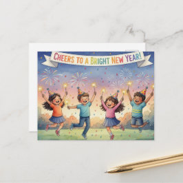 HAPPY NEW YEAR 2026  POSTKARTE