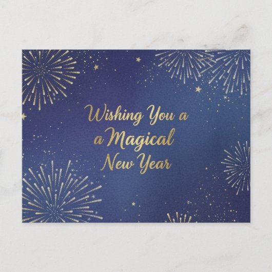 HAPPY NEW YEAR 2026  POSTKARTE (Vorderseite)